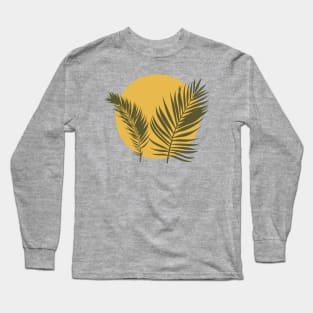 Tropical Leaves Long Sleeve T-Shirt